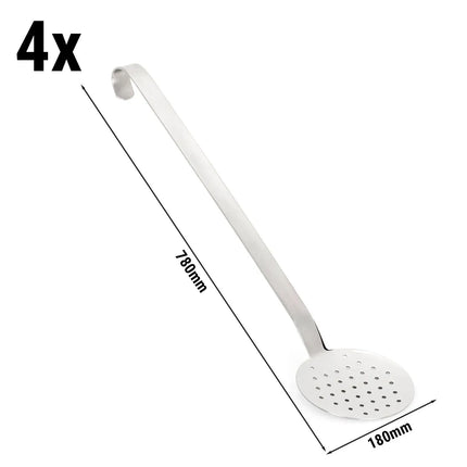 GGM Gastro (4 pcs) Skimmer - Ø275mm - Handle Length: 600mm - Stainless Steel