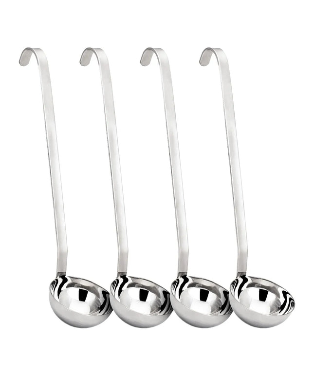 GGM Gastro (4 pcs) Soup Ladle - Ø120mm - Length: 400mm - Stainless Steel