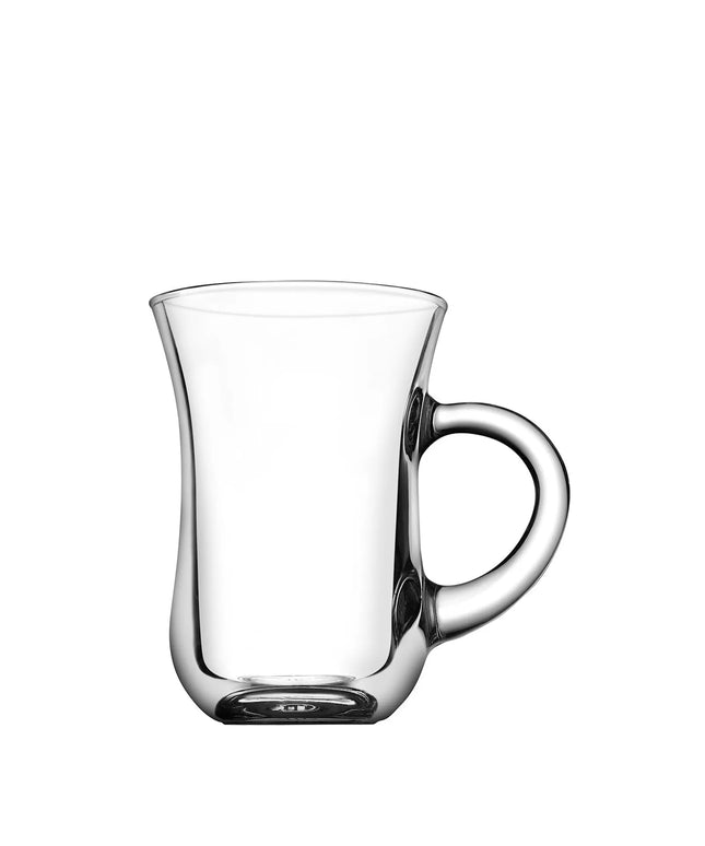 GGM Gastro (48 Cái) Cốc Quai Thủy Tinh - AQUA - 140ml - Trong Suốt