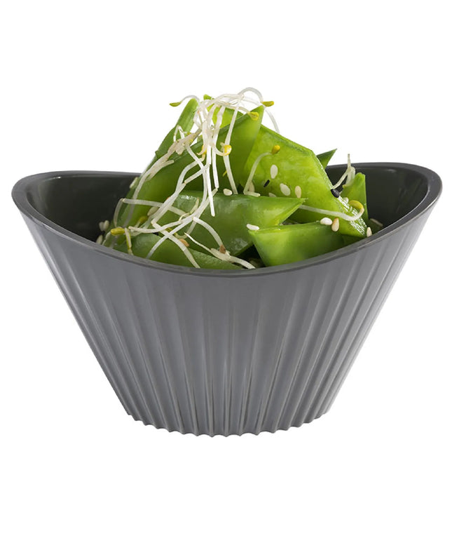 GGM Gastro (48 pcs) Bowl - MINI - Melamine - 70ml - 95x55mm - Depth: 55mm - with carry handles - Grey