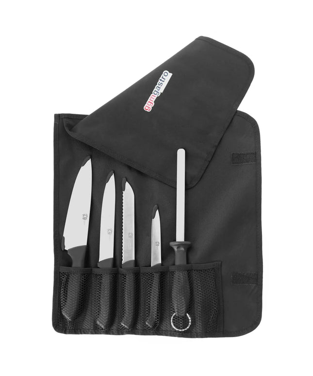 GGM Gastro (5 Cái) Bộ Dao Kèm Túi Cuộn