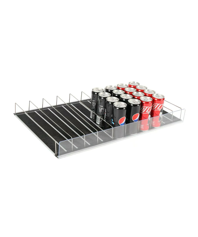 GGM Gastro (5 pcs) Beverage shelf - Acrylic & stainless steel - 550x442x75mm - for WKBL700 & WTBL700, and outer doors of WKBL1500, WKBL1100 & WTBL1100 - 10 compartments