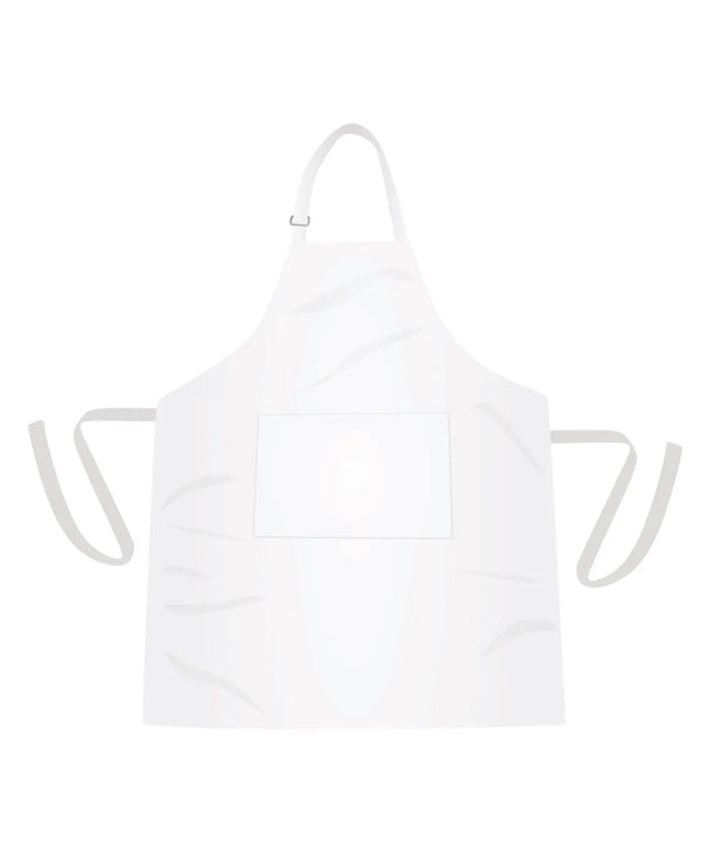 GGM Gastro (5 pcs) Bistro Apron - White - W x H: 67x84cm