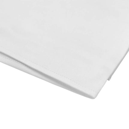 GGM Gastro (5 pcs) Damask Square Tablecloth Tessin Atlas - Satin Band - 80x80cm - White