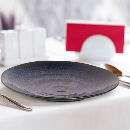GGM Gastro (5 pcs) KIRYU | Plate - flat - Porcelain - Ø235mm - Blue