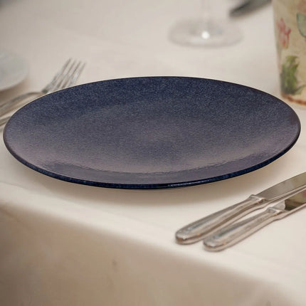 GGM Gastro (5 pcs) KIRYU | Platter - flat - Porcelain - Ø275mm - Blue