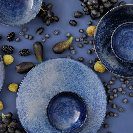 GGM Gastro (5 pcs) KIRYU | Platter - flat - Porcelain - Ø275mm - Blue