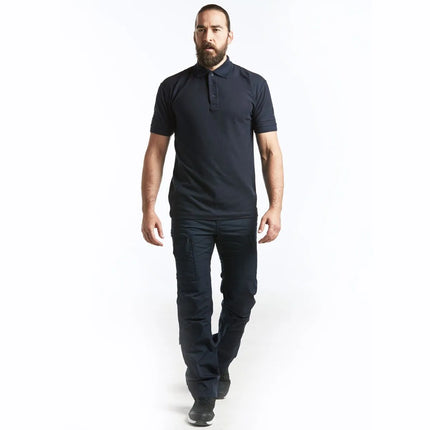 GGM Gastro (5 pcs) Men’s Cotton Polo Shirt - Black - Size: 3XL
