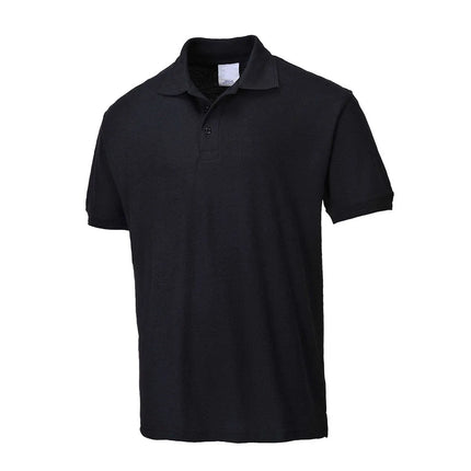 GGM Gastro (5 pcs) Men’s Cotton Polo Shirt - Black - Size: L