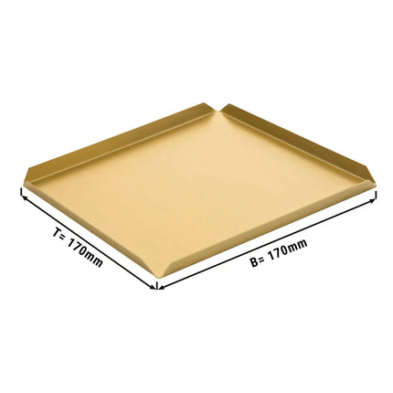 GGM Gastro (5 pcs) Serving Platter - Aluminium - 170x170x10mm - Champagne - square