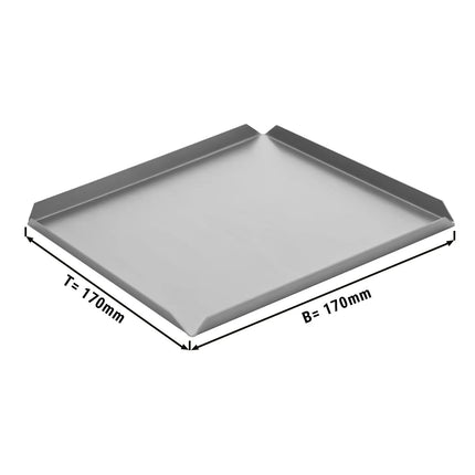 GGM Gastro (5 pcs) Serving Platter - Aluminium - 170x170x10mm - Silver - rectangular