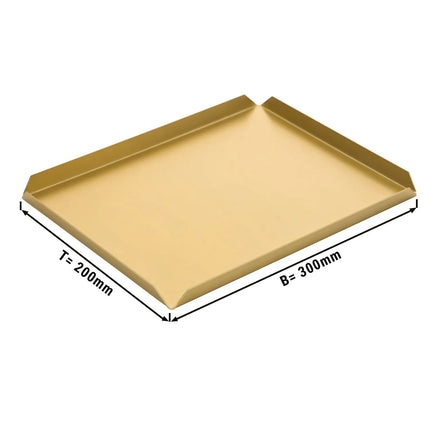 GGM Gastro (5 pcs) Serving Platter - Aluminium - 300x200x10mm - Champagne