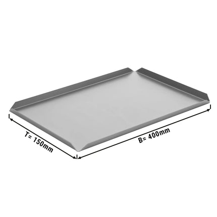 GGM Gastro (5 pcs) Serving Platter - Aluminium - 400x150x10mm - Silver - rectangular