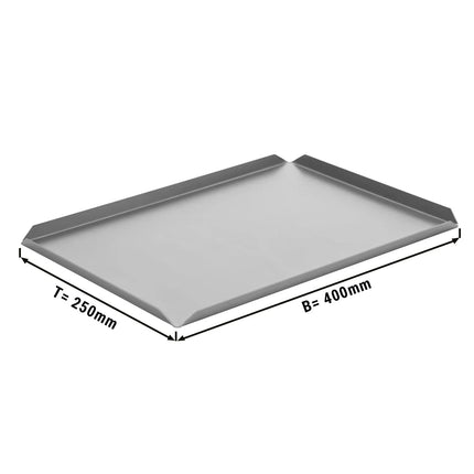GGM Gastro (5 pcs) Serving Platter - Aluminium - 400x250x10mm - Silver - rectangular