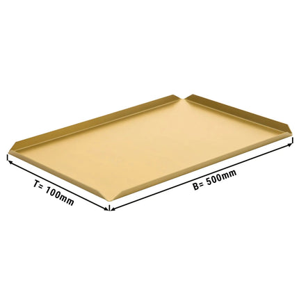 GGM Gastro (5 pcs) Serving Platter - Aluminium - 500x100x10mm - Champagne