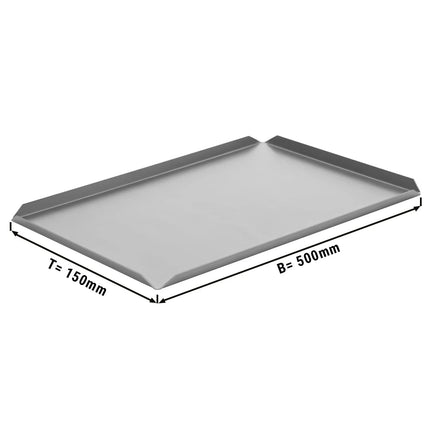 GGM Gastro (5 pcs) Serving Platter - Aluminium - 500x150x10mm - Silver