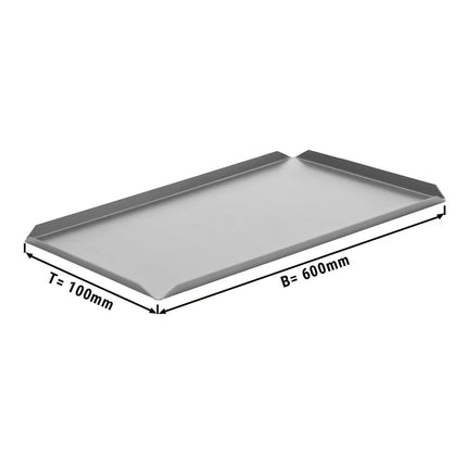 GGM Gastro (5 pcs) Serving Platter - Aluminium - 600x100x10mm - Silver - rectangular