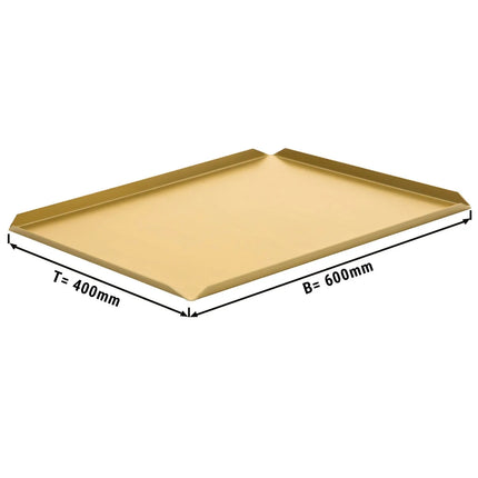 GGM Gastro (5 pcs) Serving Platter - Aluminium - 600x400x10mm - Champagne