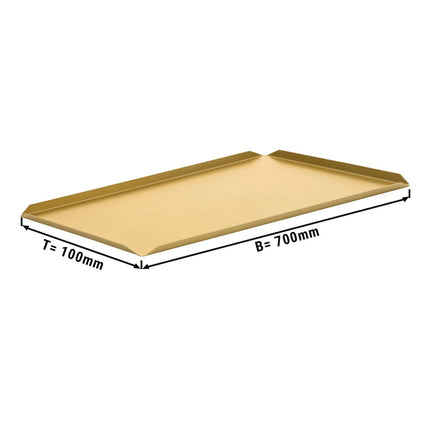 GGM Gastro (5 pcs) Serving Platter - Aluminium - 700x100x10mm - Champagne