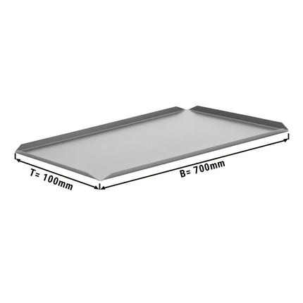 GGM Gastro (5 pcs) Serving Platter - Aluminium - 700x100x10mm - Silver