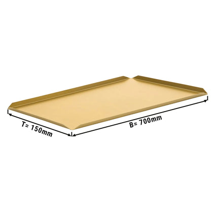 GGM Gastro (5 pcs) Serving Platter - Aluminium - 700x150x10mm - Champagne