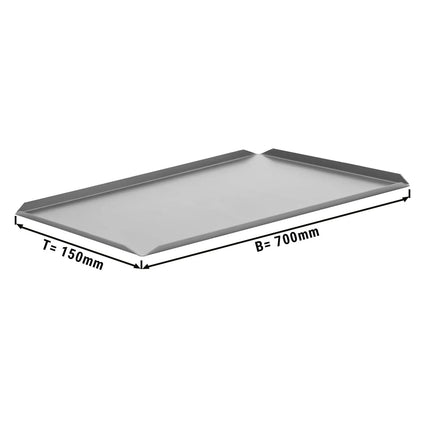 GGM Gastro (5 pcs) Serving Platter - Aluminium - 700x150x10mm - Silver