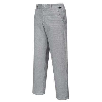GGM Gastro (5 pcs) Unisex Chef Trousers - Black and White Check - Size: XS