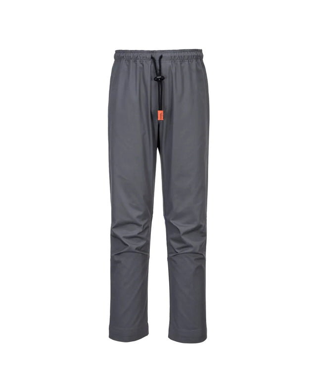 GGM Gastro (5 pcs) Unisex Chef Trousers Slim Fit MeshAir Pro - Grey - Size: 3XL