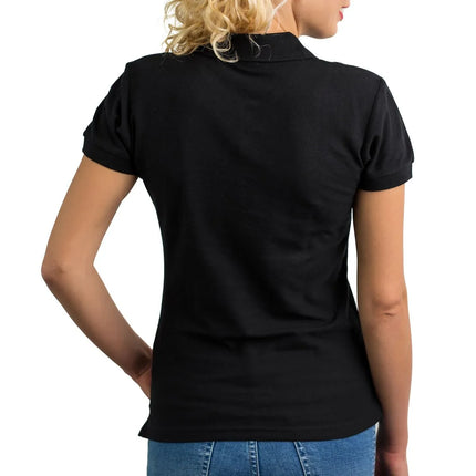 GGM Gastro (5 pcs) Women’s Cotton Polo Shirt - Black - Size: L