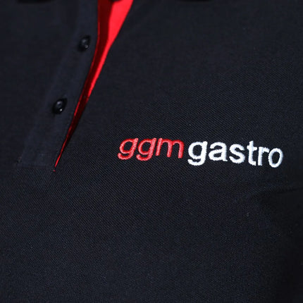 GGM Gastro (5 pcs) Women’s Cotton Polo Shirt - Black - Size: XS