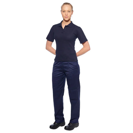 GGM Gastro (5 pcs) Women’s Cotton Polo Shirt - Navy - Size: M