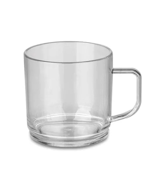 GGM Gastro (50 Cái) Cốc Quai Polycarbonate - Trong Suốt - 200ml - Chống Vỡ