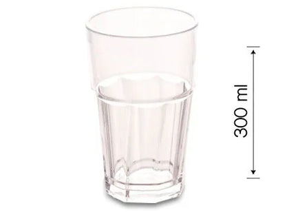 GGM Gastro (50 Cái) Ly Uống Nước Polycarbonate - Trong Suốt - 300ml