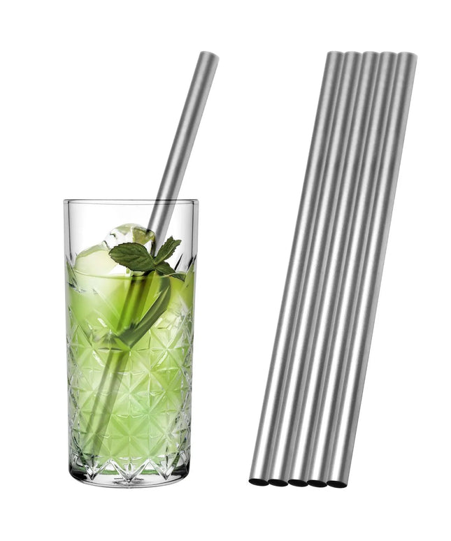 GGM Gastro (50 Cái) Ống Hút Inox - 200mm - Ø10mm - Thẳng