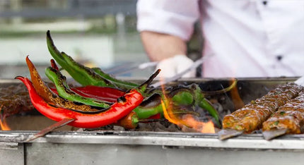 GGM Gastro (50 Cái) Xiên - Xiên Kebab Adana - Lưỡi Dẹt - 600mm - Thép Không Gỉ