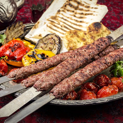 GGM Gastro (50 Cái) Xiên - Xiên Kebab Adana - Lưỡi Dẹt - 600mm - Thép Không Gỉ