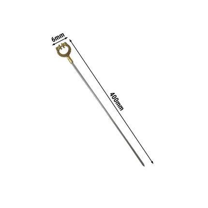GGM Gastro (50 Cái) Xiên - Xiên Trang Trí Ngắn - 330mm - Thép Không Gỉ