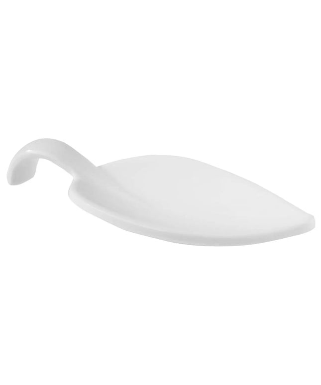 GGM Gastro (50 pcs) Canape spoon - LEAF - Melamine - 100mm - White