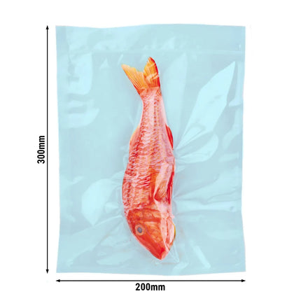 GGM Gastro (500 pcs) Vacuum Bag Cook & Chill - Smooth - 300x400mm - Blue