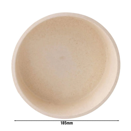 GGM Gastro (540 pcs) Dessert Bowl - Bio-Compound - 1.0L - round - Ø 185mm - Depth: 68mm - Cream White