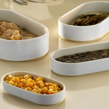 GGM Gastro (6 Cái) Chén Tráng Miệng - PERA - Sứ - 200x90mm - Trắng