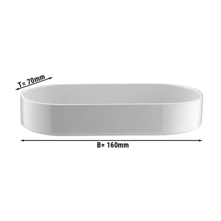 GGM Gastro (6 Cái) Chén Tráng Miệng - Sứ - 160x70mm - Trắng