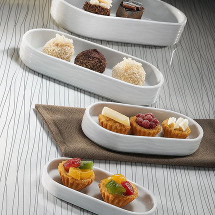 GGM Gastro (6 Cái) Chén Tráng Miệng - Sứ - 330x226mm - Trắng