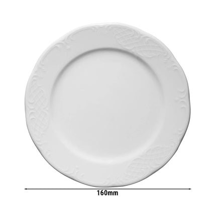 GGM Gastro (6 Cái) CLASSICO - Sứ - 160x160mm - Trắng
