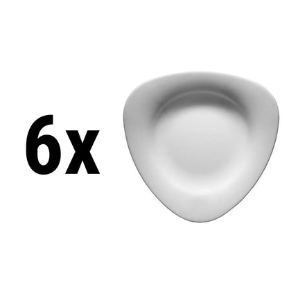 GGM Gastro (6 Cái) Đĩa Phẳng - Sứ - 300x300mm - Trắng
