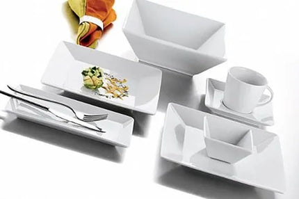 GGM Gastro (6 Cái) MAYA - Đĩa - 330x180mm - Trắng