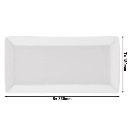 GGM Gastro (6 Cái) MAYA - Đĩa - 330x180mm - Trắng