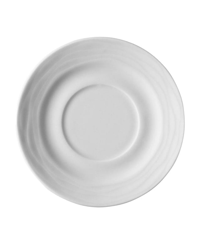 GGM Gastro (6 Cái) SEA WAVE - Đĩa Lót Cà Phê - Ø110mm - Trắng