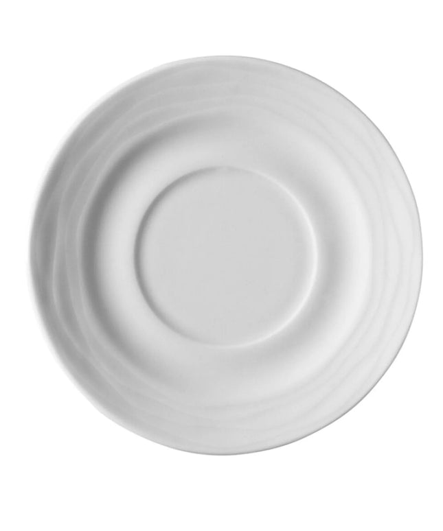 GGM Gastro (6 Cái) SEA WAVE - Đĩa Lót Espresso - Ø110mm - Trắng