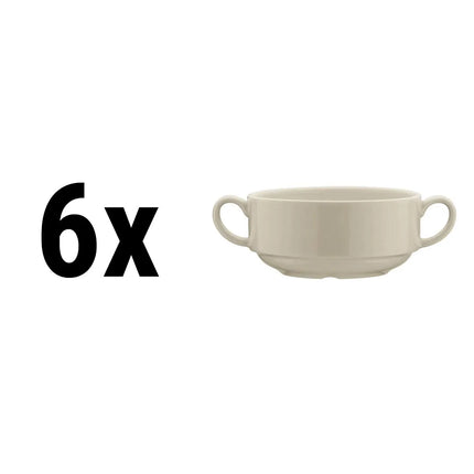 GGM Gastro (6 Cái) SEMPRE - Tô Súp Có Quai - 320ml - Màu Kem